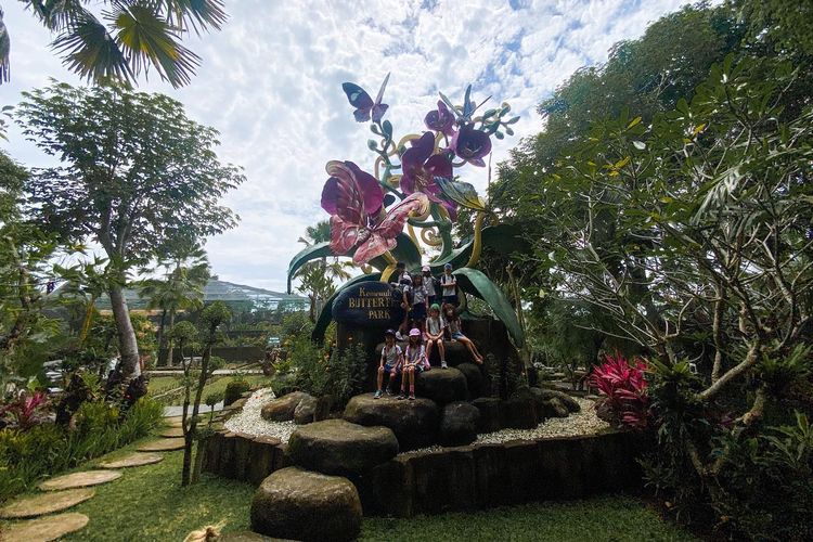 Spot foto di Kemenuh Butterfly Park di Bali