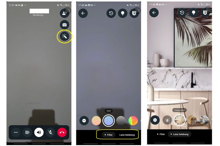 WhatsApp merilis fitur baru, yakni filter dan background untuk video call. Cara memasang filter dan background video call WhatsApp, dimulai dengan mengetuk ikon serupa tongkat ajaib.