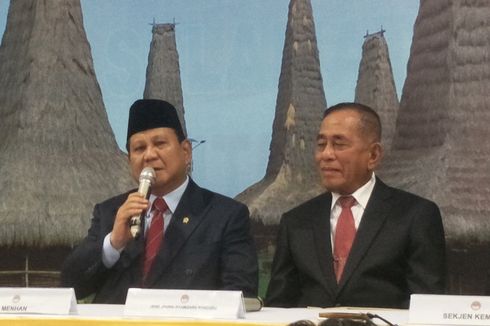 Sertijab Menhan, dari Upacara Jajar Kehormatan, Kehadiran Politikus Gerindra, hingga Pesan Ryamizard ke Prabowo