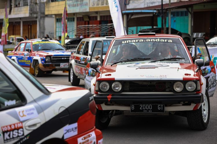 Peserta Kejurnas Danau Toba Rally 2022