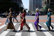 Empat Nenek Modis Jadikan Jalan Raya di China sebagai “Catwalk”