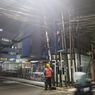 Tiang Listrik Miring di Cikini, PLN: Beban Kabel Fiber Optik Terlalu Banyak