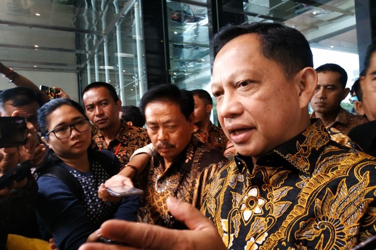 Mendagri Tito Karnavian di Hotel Bidakara, Jakarta Selatan, Selasa (25/2/2020). 