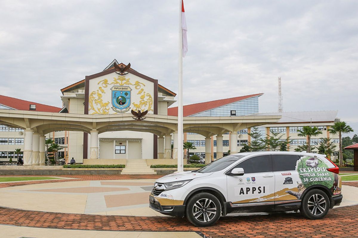 Perjalanan Honda CR-V Turbo sudah sampai di Tanah Papua