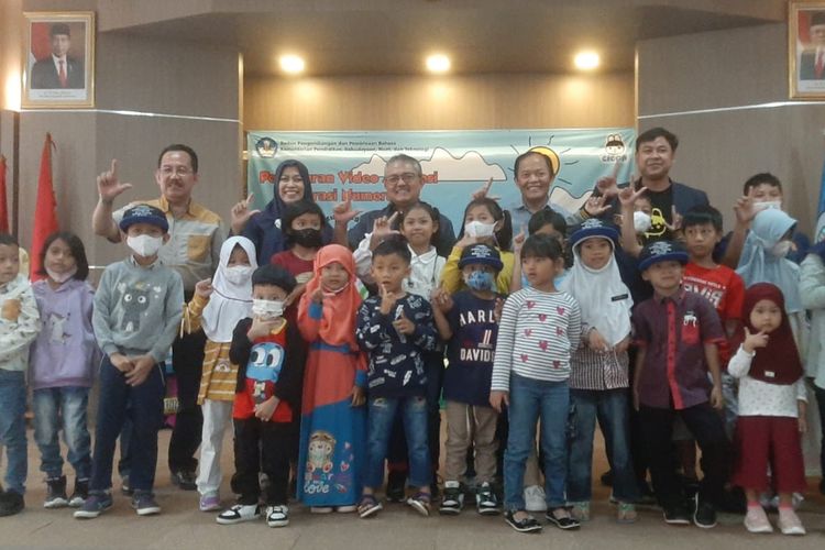 Peluncuran produk Video Animasi Pembelajaran Literasi Numerasi: Petualangan Glen dan Bina Bersama Cican pada Sabtu (24/9/2022) di Kantor Badan Pengembangan dan Pembinaan Bahasa, Jakarta.
