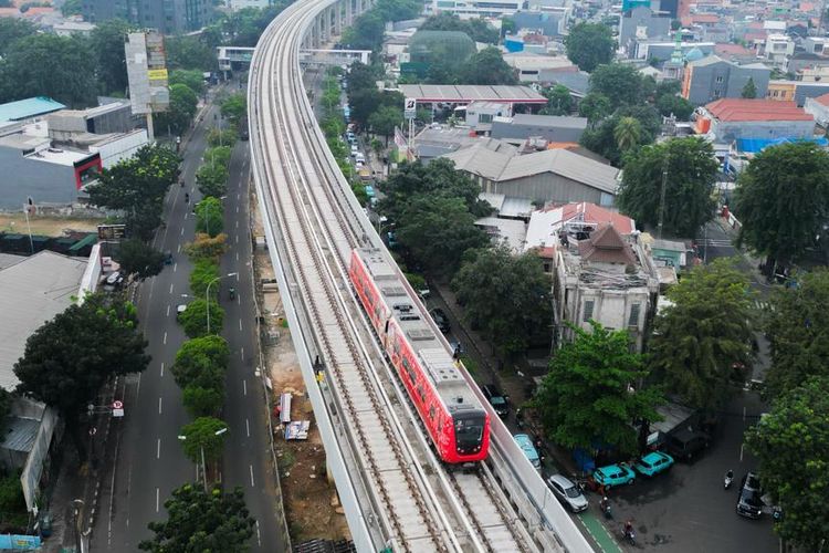 LRT Jakarta Kelapa Gading-Manggarai Siap Beroperasi: Membentang 12,2 Km, Ada 11 Stasiun