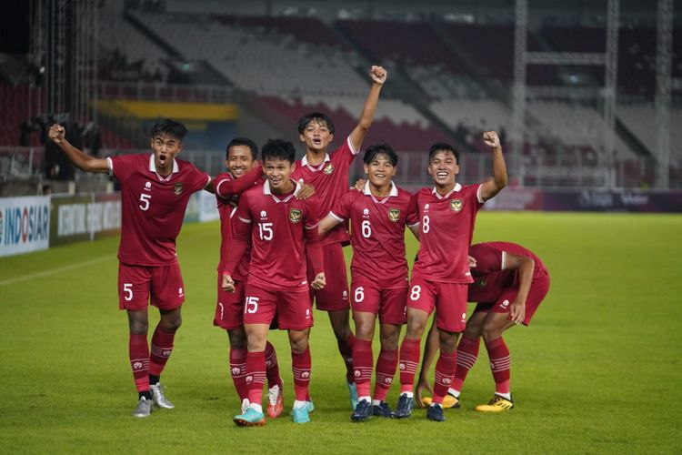 Skuad timnas U20 Indonesia saat menang 4-0 atas Fiji di Stadion Utama Gelora Bung Karno, Jumat (17/2/2023) malam WIB. Selanjutnya, timnas U20 Indonesia akan berjuang pada Piala Asia U20 2023 di Uzbekistan. Pada laga perdana  penyisihan grup (Grup A), Indonesia baka menghadapi Irak di Stadion Lokomotiv, Tashkent, Uzbekistan, Rabu (1/3/2023) malam WIB.