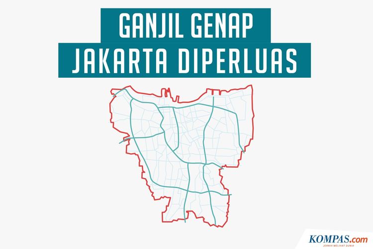 Ganjil Genap Jakarta Diperluas