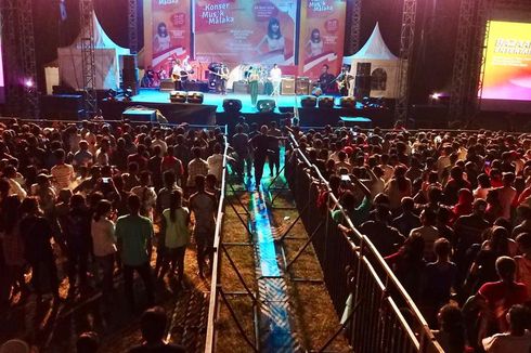 Hari Perdana Konser Musik Malaka, Penyanyi Timor Leste Ini Pukau Ribuan Penonton