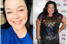 Lisa Riley Buang 9,5 Kg Kulit Setelah Sukses Turunkan Berat Badan