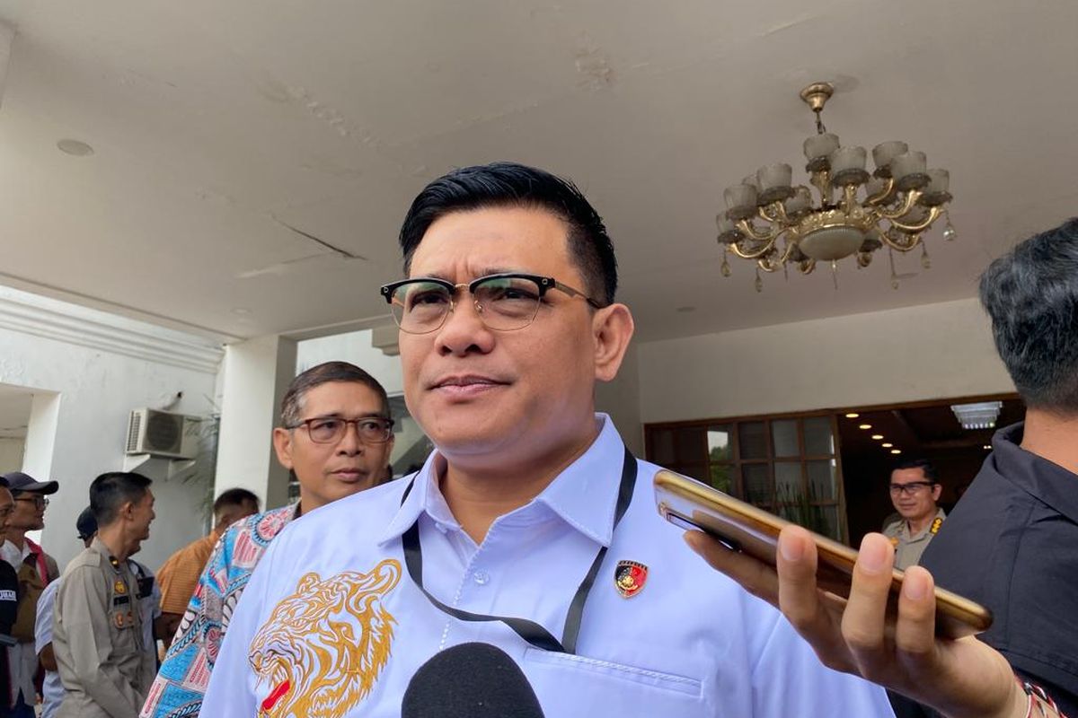 Direktur Reserse Kriminal Khusus Polda Metro Jaya Kombes Ade Safri Simanjuntak di Mapolda Metro Jaya, Selasa (16/1/2024). 