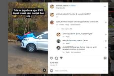 Video Viral, Suzuki Ertiga Menanjak dengan Dua Orang di Kap Mesin