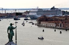 Mulai 1 Agustus, Kapal Pesiar Besar Dilarang Melintas di Venesia