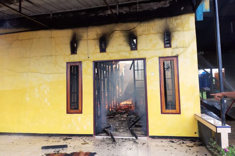 Rumah penginapan Nur Nabila di Nunukan dibakar orang diduga stress, pelaku adalah keluarga pemilik penginapan (Salman)