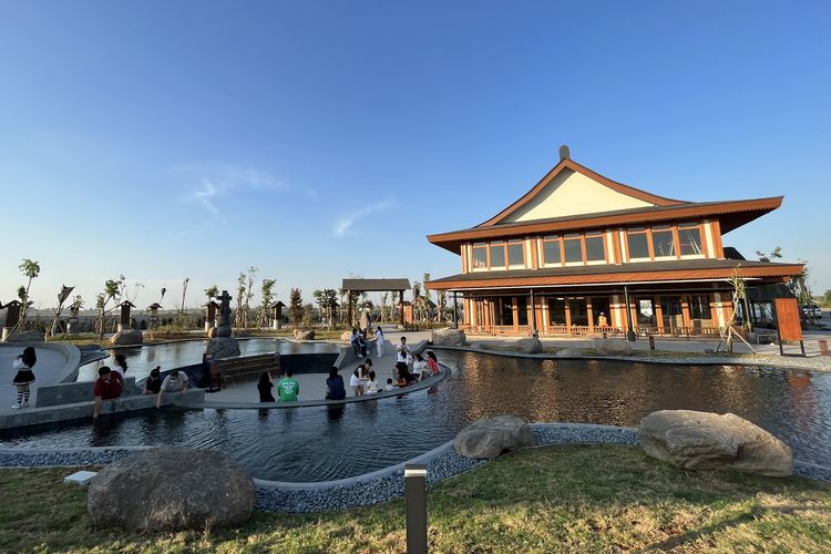 Kawasan Taman Our Lady of Akita, Pantai Indah Kapuk 2, Rabu (20/12/2023).