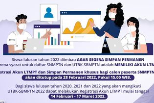 H-2 Penutupan Pendaftaran SNMPTN, LTMPT Ingatkan 3 Hal Penting Ini!