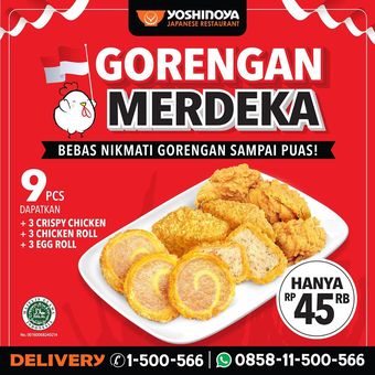 Promo kemerdekaan dari yoshinoya