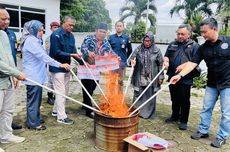 73 Surat Suara Pilkada yang Rusak di Kota Bogor Dibakar agar Tak Disalahgunakan