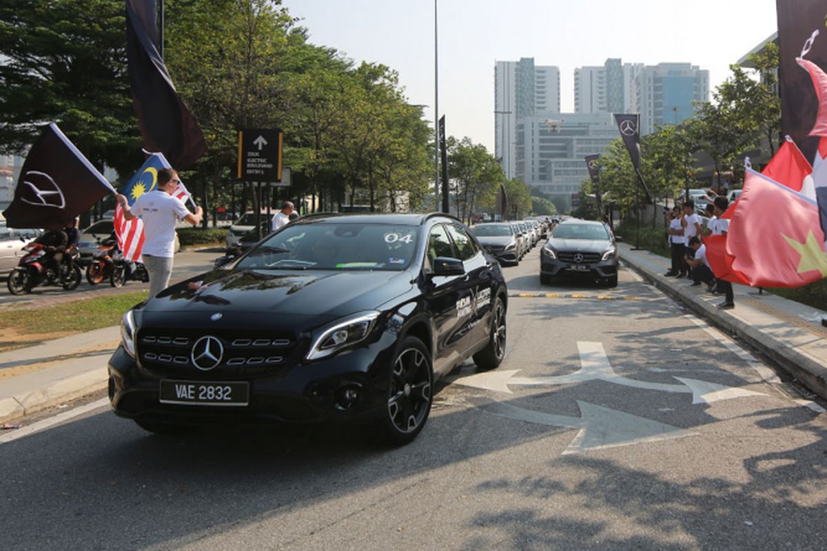 Mercedes Benz GLA 200 dalam Urban Hunting Kuala Lumpur-Singapura