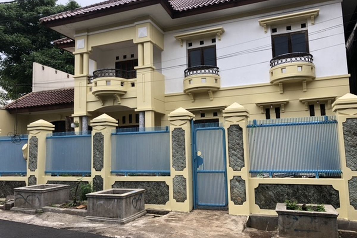 Kondisi rumah Tiko setelah dicat dan diperbaiki di kawasan Klender, Jakarta Timur, Kamis (26/1/2023).
