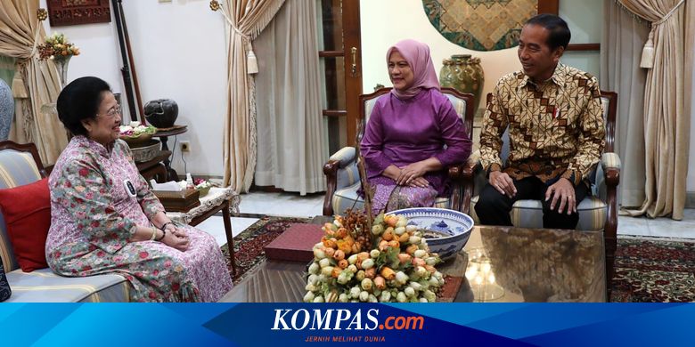 Jokowi-Iriana Silaturahmi ke Rumah Megawati, Bahas Dinamika Setelah Pencapresan Ganjar