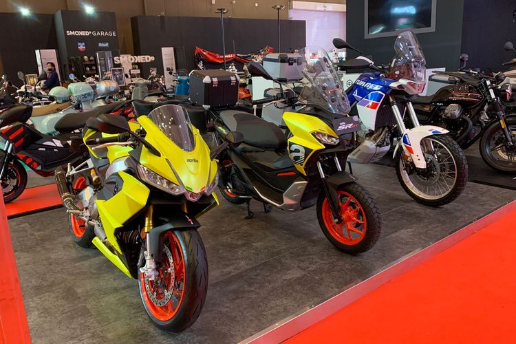 Ilustrasi booth Aprilia di IIMS 2024