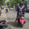 Pernah Ditilang ETLE, Jadi Alasan Wanita Ini Buat Video Tutupi Pelat Motornya Pakai Celana Dalam
