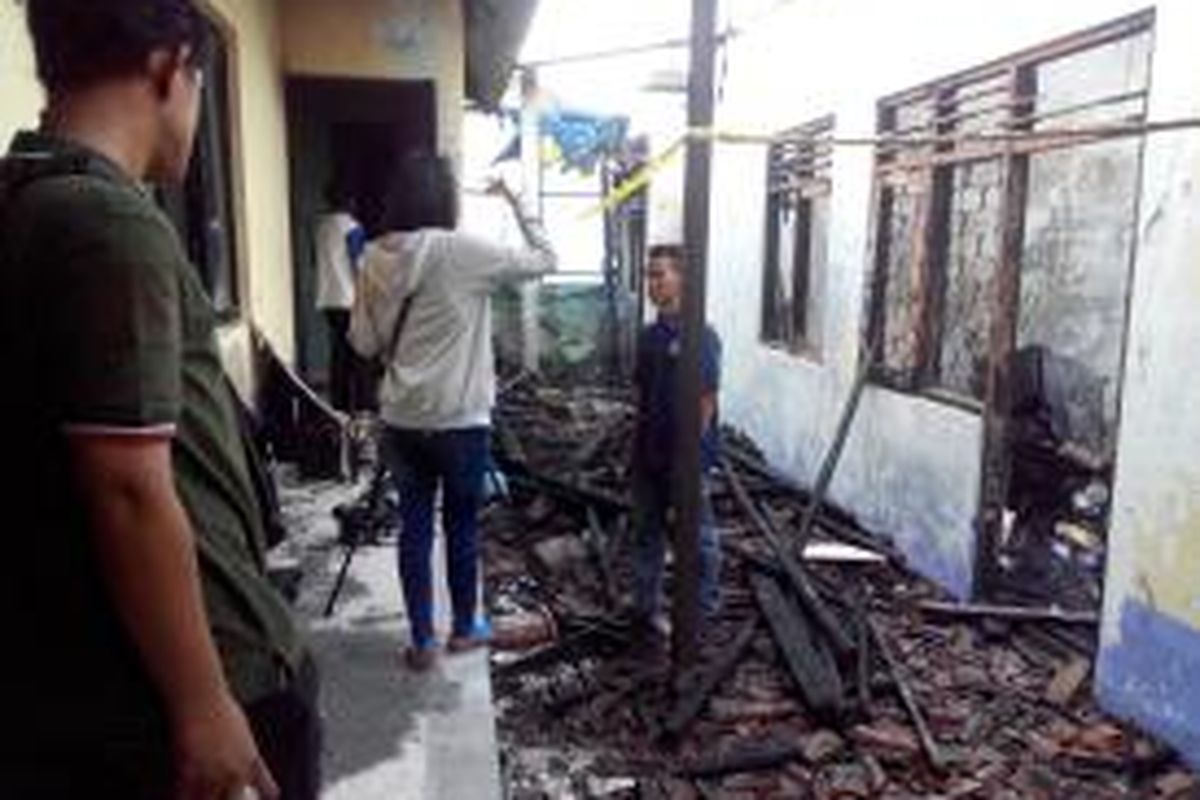 Kantor Komisi Nasional Perlindungan Anak di Jalan TB Simatupang terbakar pada Sabtu (27/6/2015) malam. 