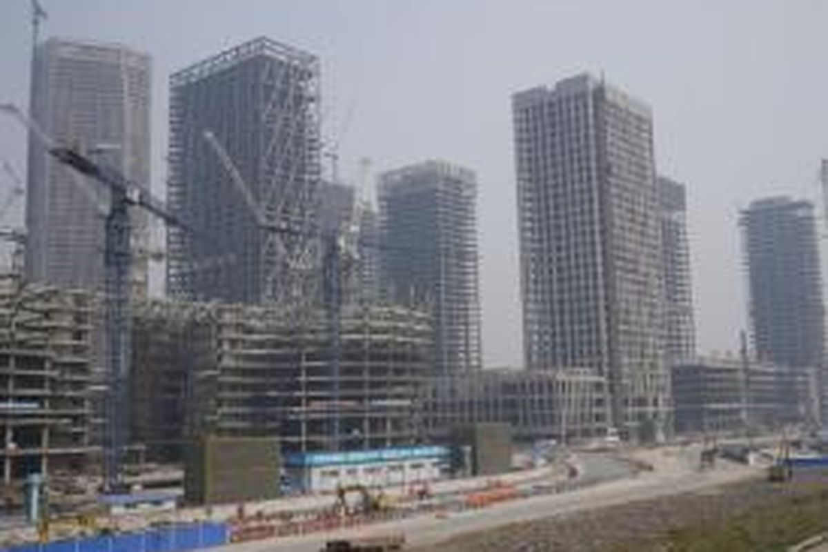 Proyek-proyek replika Manhattan di Tianjin, Tiongkok.