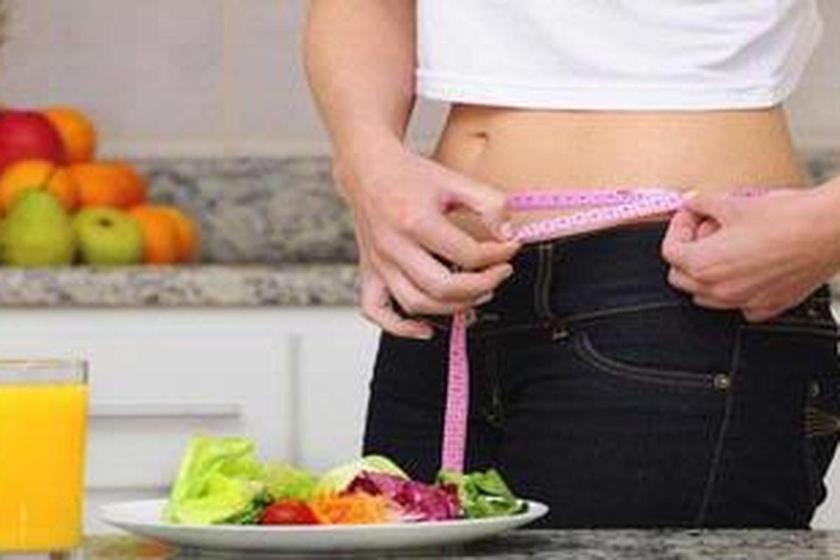 Program pelangsingan berhasil karena pola diet sehat yang dibarengi olahraga.