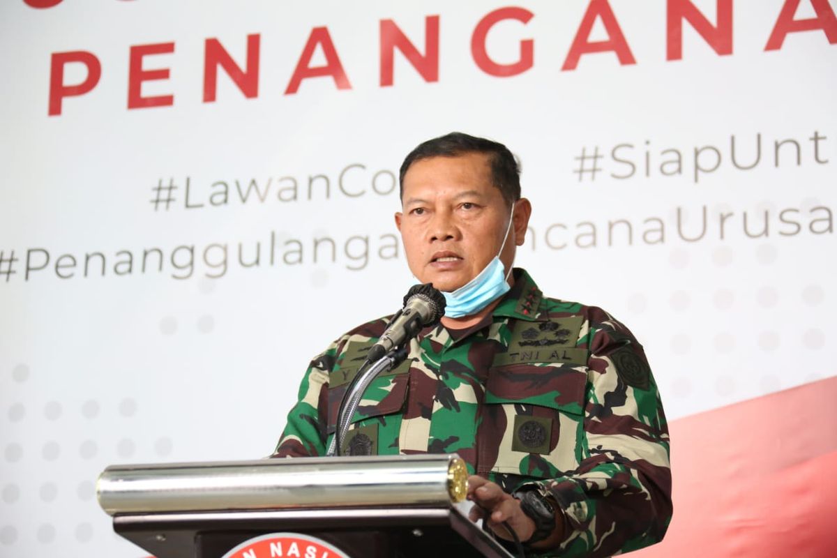  Panglima Komando Gabungan Wilayah Pertahanan (Pangkogabwilhan) I Laksamana Madya Yudo Margono, Senin (23/3/2020).