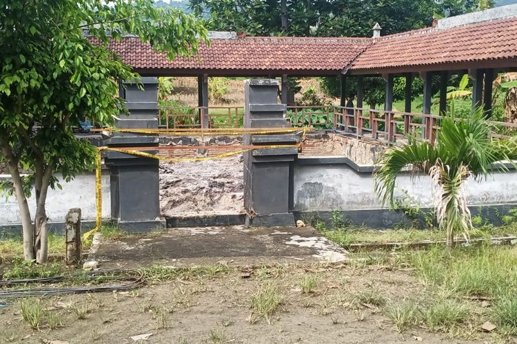 Kawasan keramat petilasan perapen Mpu Supo, lokasi tewasnya Ibu Marsih dan Mariyanto, warga Desa Dermawuharjo, Kecamatan Grabagan, Tuban.