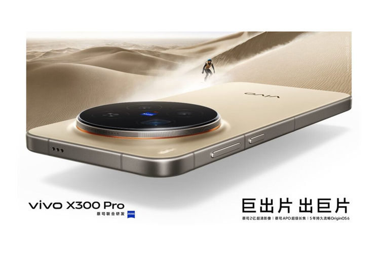 Vivo X300 Pro resmi dirilis di China dengan chipset MediaTek Dimensoty 9500.