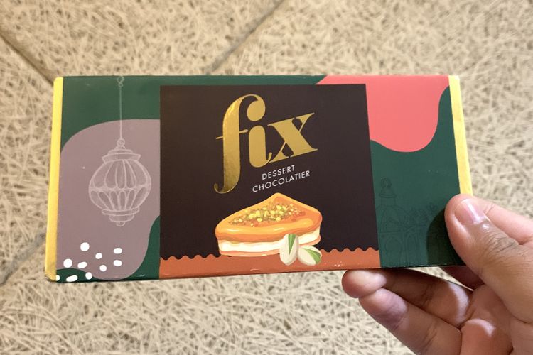 Original Dubai chocolate from Fix Dessert Chocolatier.