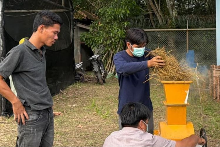 Petani di Sumsel Kelola Limbah Jerami Jadi Produk Ramah Lingkungan