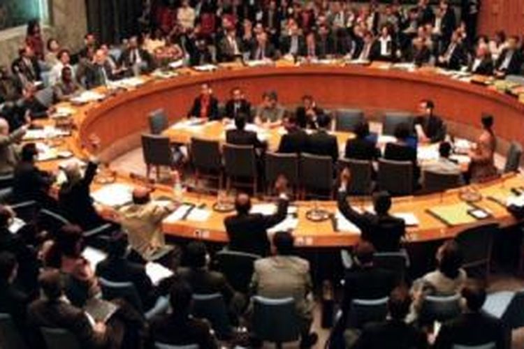 Dewan Keamanan PBB mengeluarkan resolusi di New York, Jumat (18/12). 