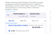 Bisakah Tiket Motis Digunakan untuk Penumpang?