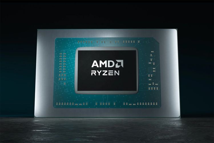 Ilustrasi prosesor AMD Ryzen 8040