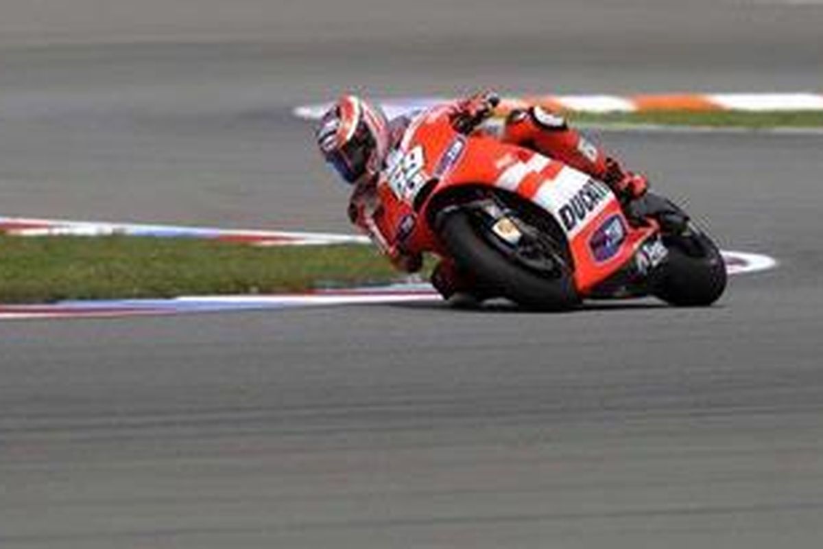 Pebalap Ducati, Nikcy Hayden.