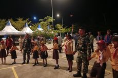 Menari Tebe di Bawah Langit Berbintang, Tarian Warga Perbatasan Pengungkit Semangat