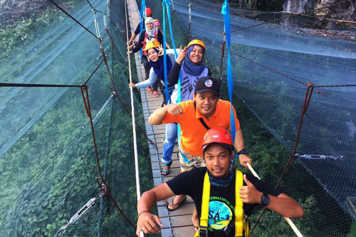 Helena Sky Bridge, Jembatan Gantung di Taman Nasional Bantimurung