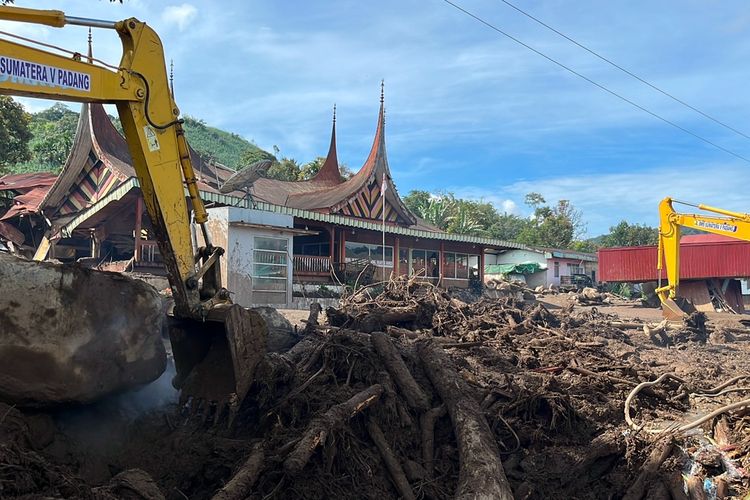 BWS Sumatera V Normalisasi Sungai di Solok Pascabanjir, Alur Sepanjang 2 Km Tertutup Sedimen