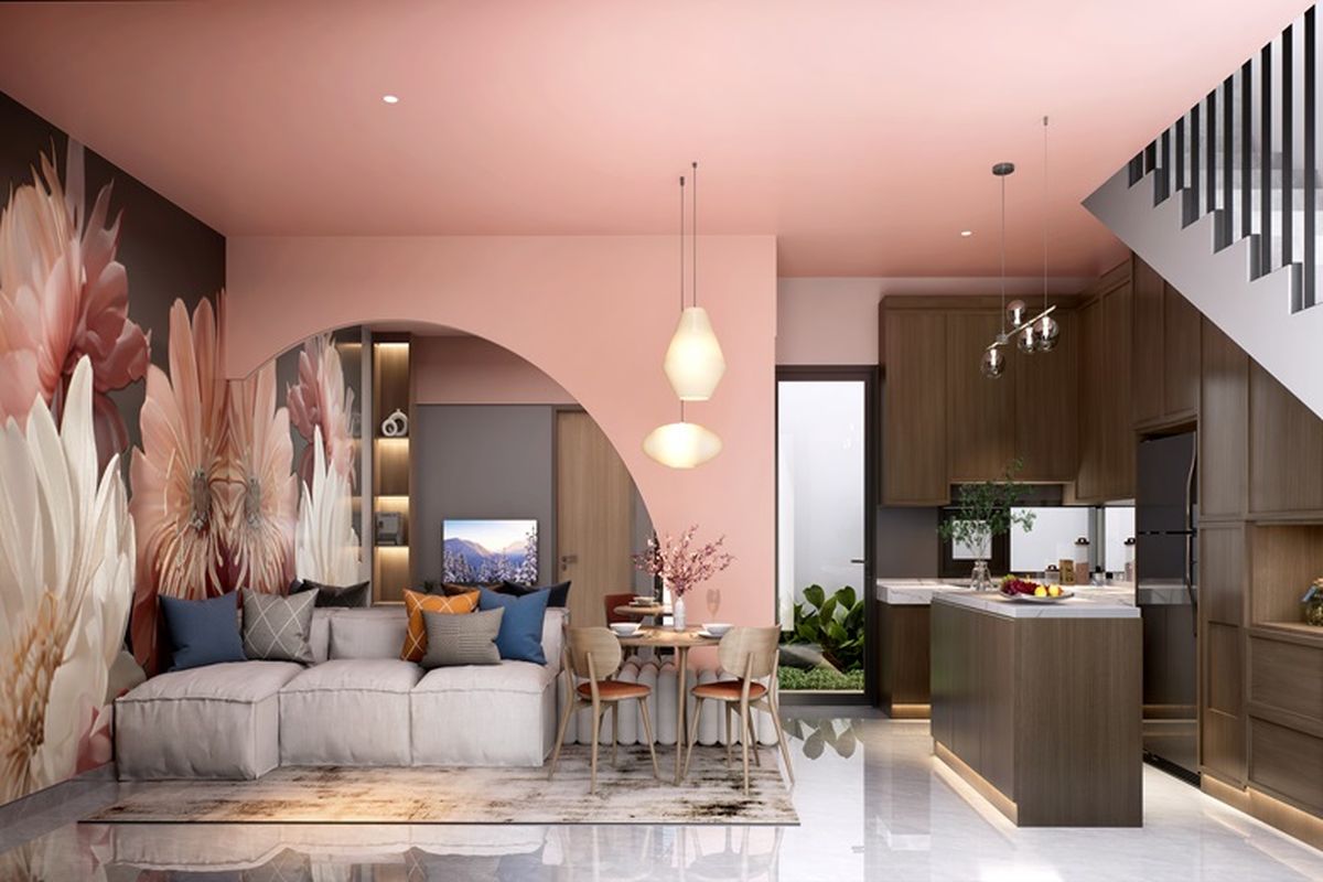 Interior VOLA di Sutera Rasuna hadir dengan desain estetik dan fungsional. Ruang multifungsi, cocok untuk work from home hingga me time maksimal.