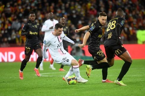 Hasil Lens Vs PSG: Dramatis, Gol Telat Wijnaldum Selamatkan Leo Messi cs