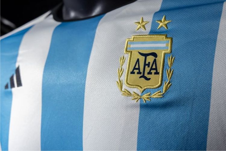 Ilustrasi jersey Argentina 

