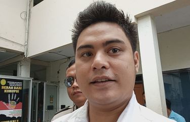 Galih Ginanjar tiba di Pengadilan Negeri Jakarta Selatan, kawasan Ampera, Rabu (19/2/2020).
