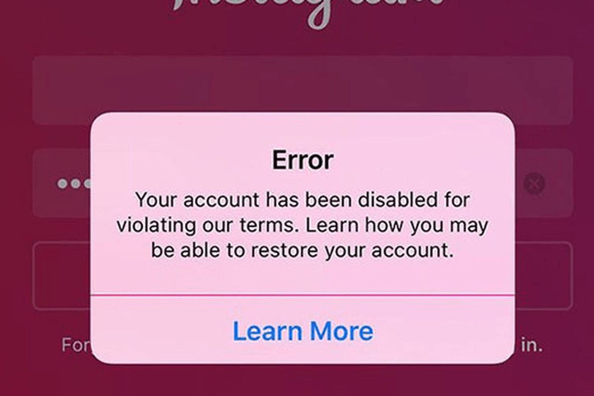 Instagram kena suspend