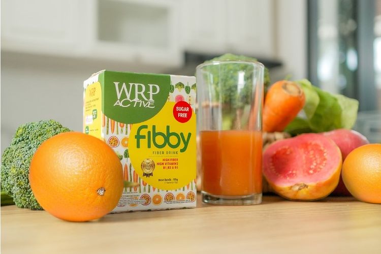 WRP meluncurkan produk terbarunya, Fibby, minuman tinggi serat.