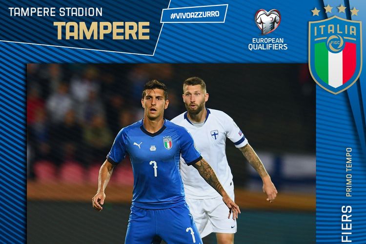 timnas italia menang 2-1 dalam matchday keenam Kualifikasi Euro 2020 melawan Finlandia.