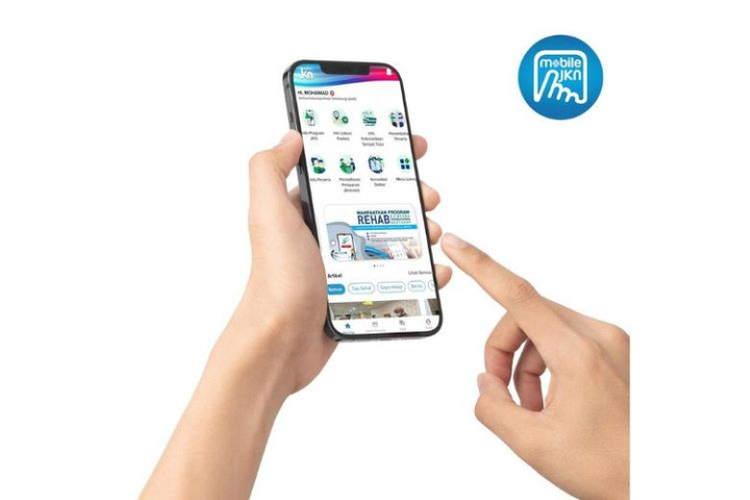 Ilustrasi aplikasi Mobile JKN